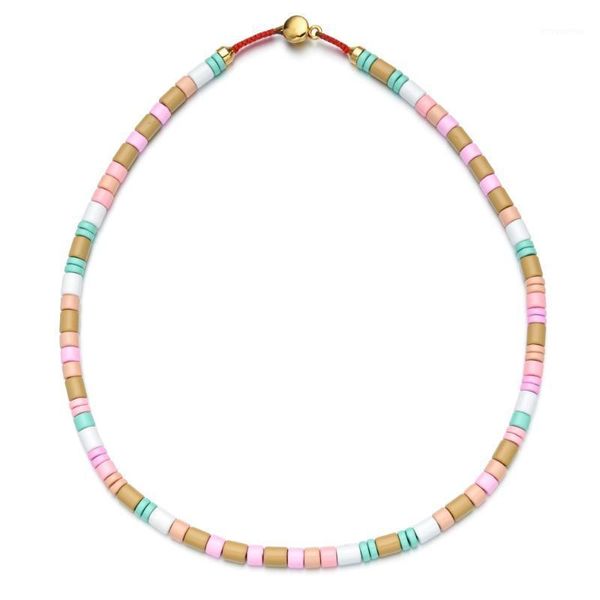 

zmzy new fashion boho tila beads spring choker necklace women wedding accessories rope chain chokers jewelry collier femme1, Golden;silver