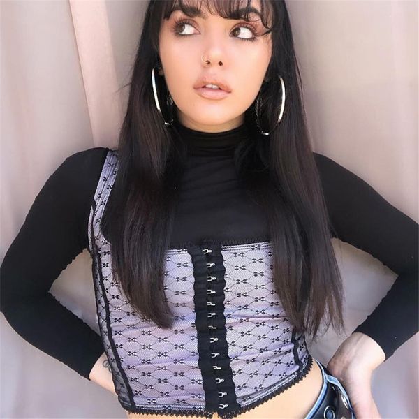 

fasion la of latest sle eautiful and attractive girl mes sort instagram-strap vest s-3xl #179#27911111, Black;white