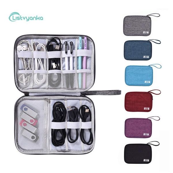 

cable organizer bag electronic storage bag headphones case charger wire gadget digital pouch accessories travel portable1