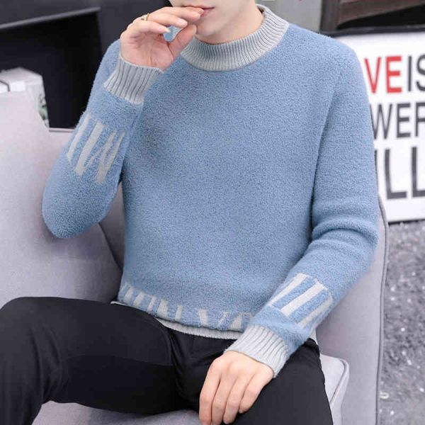 

pullover fashion winter men thick warm stretch knitted sweater turtleneck cashmere mens christmas sweaters jersey hombre, White;black
