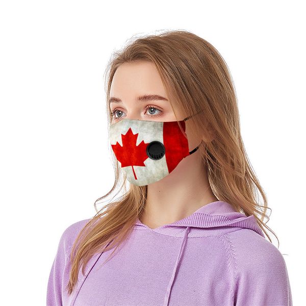 

united canada american face kingdom germany reusable flag printing washable adjustable with breathing valve protective moutletudd2
