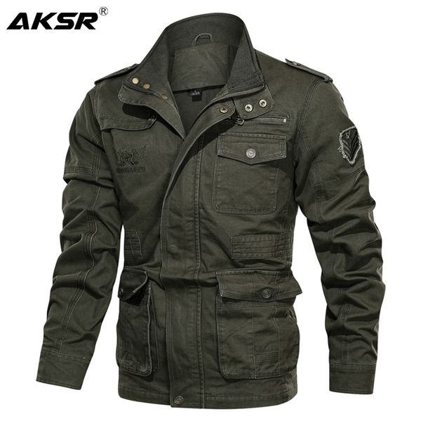 

men military bomber jacket spring autumn large size tactical jackets coats casual cargo jacket men army coat chaquetas hombre 201118, Black;brown