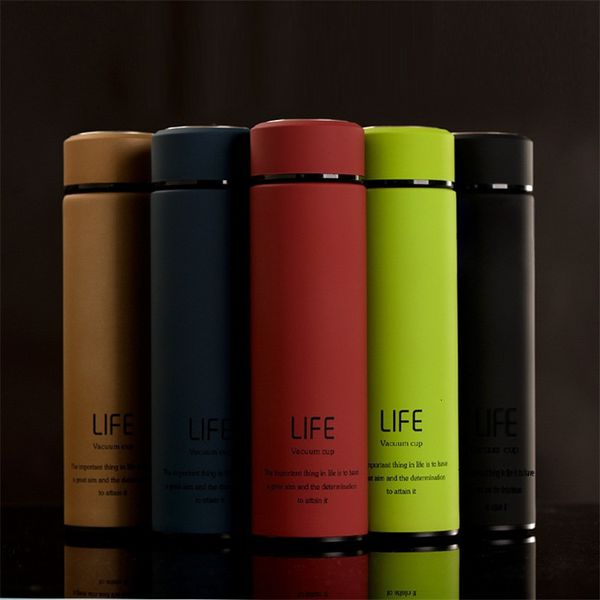 

sainless steel tumbler 500ml wine coffee 304 mugs flasks vacuum insulation office tea cup kettle water bottle gift