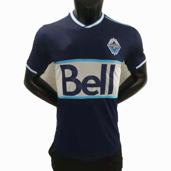 

player version 2022 2023 vancouver fc soccer jerseys cavallini dajome r.gauld whitecaps mls 22 23 football tight shirt, Black