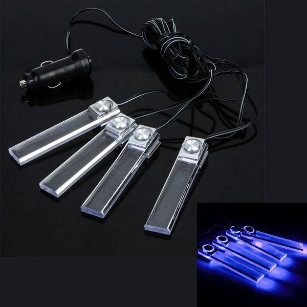 

car interior led atmosphere lights