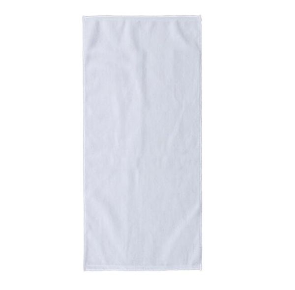

10pcs sublimation diy blank white polyester&cotton rectangle towel size 40*110cm