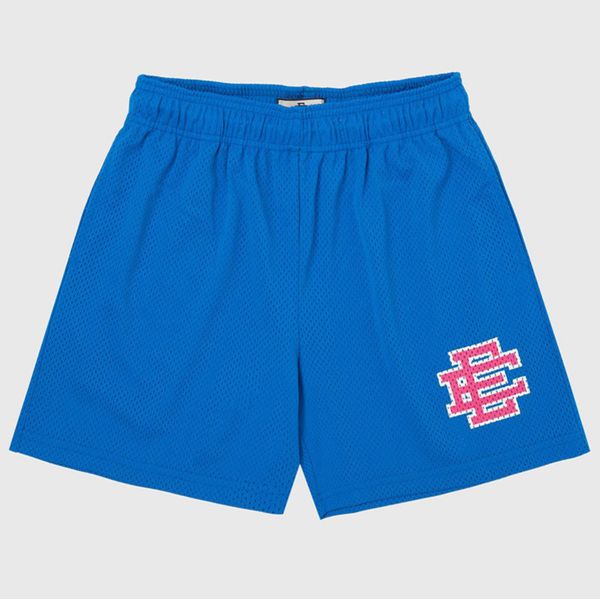 

fashion luxury summer men's brand shorts eric emanuel ee basic short designers newyork city skyline fitness beach breathable women mesh, White;black