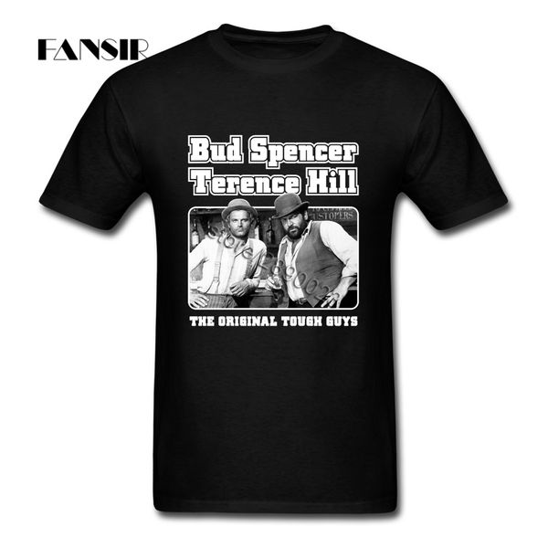 

bud spencer мужчина футболка homme tee shirt для мужчин на заказ с коротким рукавом большого размером одежды для подросткового спорта с капю