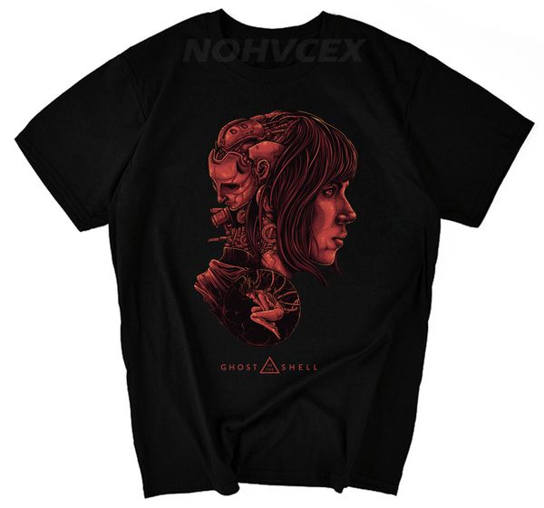 

игра тему призрак в доспехах мужская с коротким рукавом рубашки чистого хлопка круглым воротником спорта толстовка с капюшоном hoodie