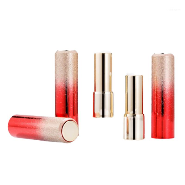 

storage bottles & jars red round press bounce lipstick tube 12.1mm gradual change lip tubes empty cosmetic containers 20/30/50p