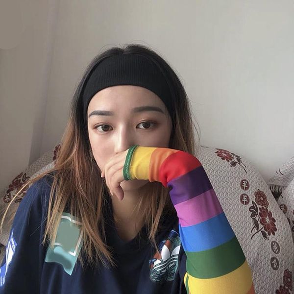 

solid color women headband sport yoga sweatband ribbed knitted headwrap bandage men hip hop hairband headband hair accessories q bbydmm