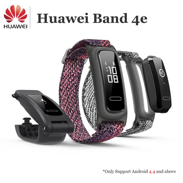 

huawei 4e band dual wrist&footwear mode basketball data monitor 14 days battery life waterproof smart sports bracelet