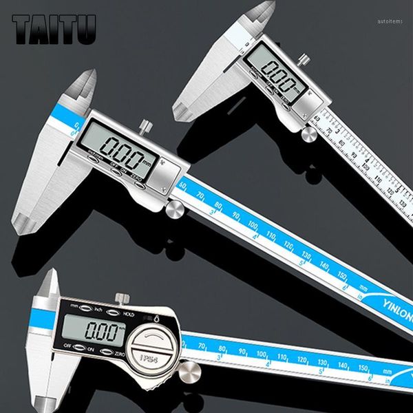 

0-150mm/200mm/300mm lcd digital electronic carbon fiber vernier caliper gauge micrometer measuring tool vernier calipers1