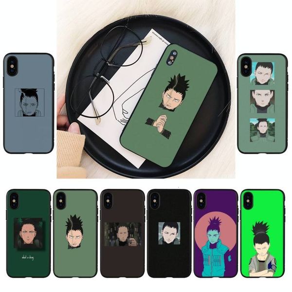 

1dwnaruto shippuden animation - cartoon shikamaru mobile phone box for def 7 6 plus 5 s se 2020 12pro max x