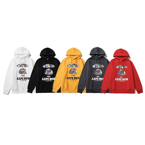

fashion virgil hoodies mens womens tg 3807 aape long full sleeve tees 2020ss cotton cenacolo clothing t-shirt classcial hooded fans, Black