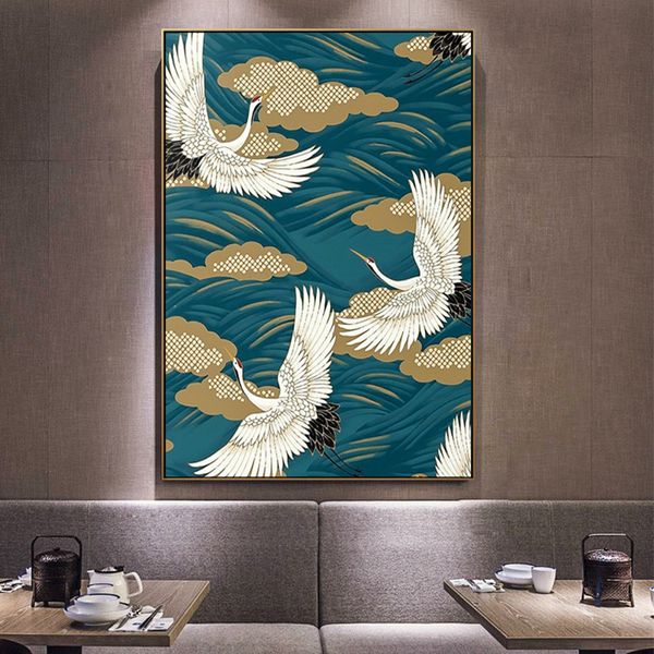 

canvas painting wall posters and prints chinese birds mural hd wall art pictures for living room decoration dining children l home decor