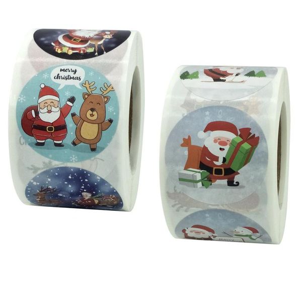 

500pcs holiday xmas stickers planner papercraft envelope seals card scrapbooking