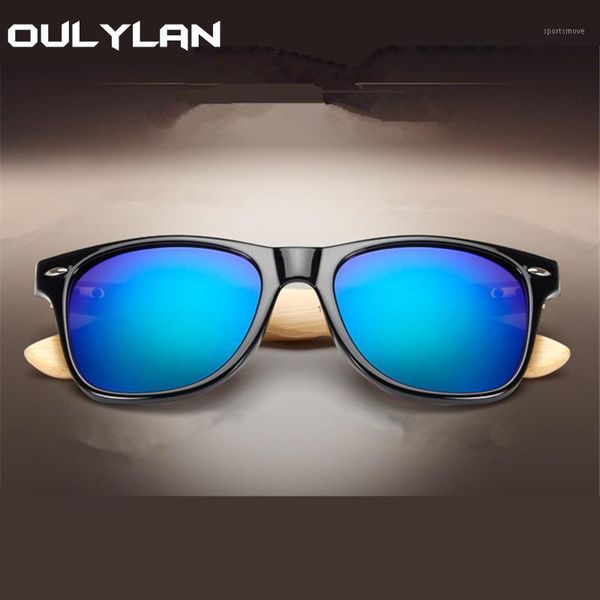 

sunglasses oulylan vintage wooden leg men women designer bamboo sun glasses ladies retro uv400 driving goggles1, White;black