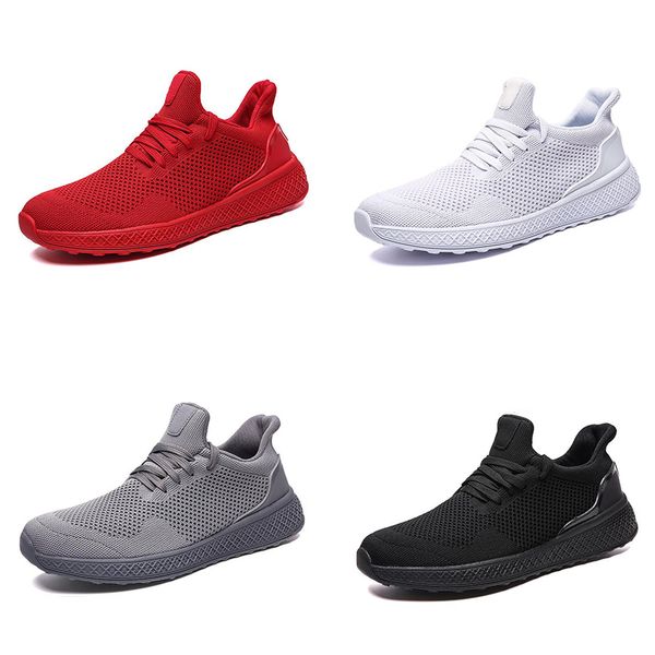 

sale men running shoes breathable trainers triple black white red grey mens sports sneakers size 40-45 style #40