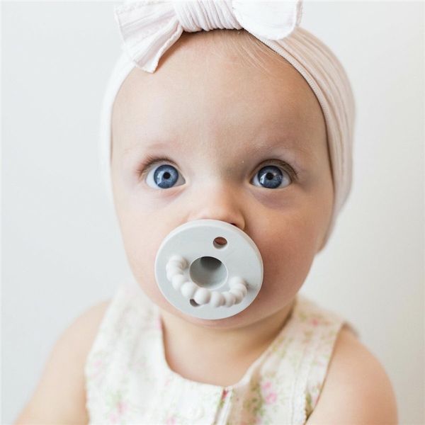 

more than 6 months kids baby pacifiers silicone newborn baby pacifier soft baby feeding pacifier simulation sleeping coax