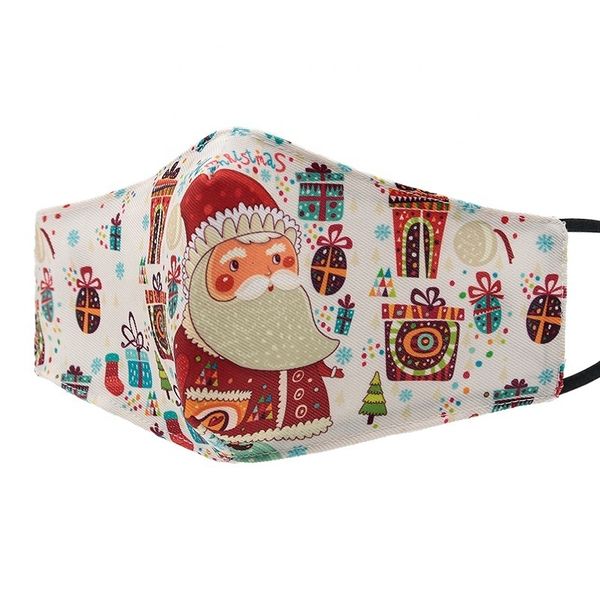 

reusable designer chistmas mask cloth kids newwashable cute fashion chrisamas masks face for boy girl children gift