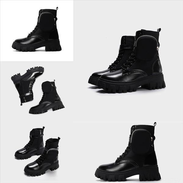 

kgyly christmas womens winter snow boots fashion horsehair hair lace-up with mens boots women -sneakers motorcycle ankle, Black