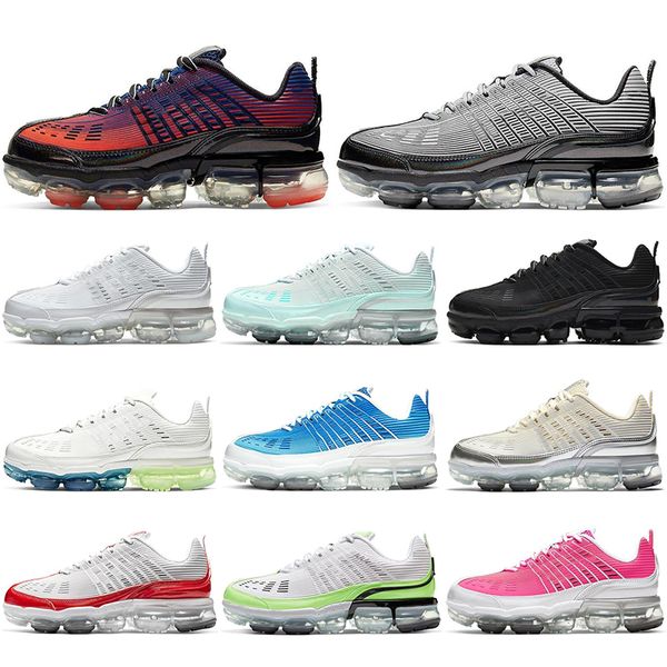 

360 men women running shoes black iridescent triple white magic ember varsity royal mens trainers fashion sports sneakers 36-46