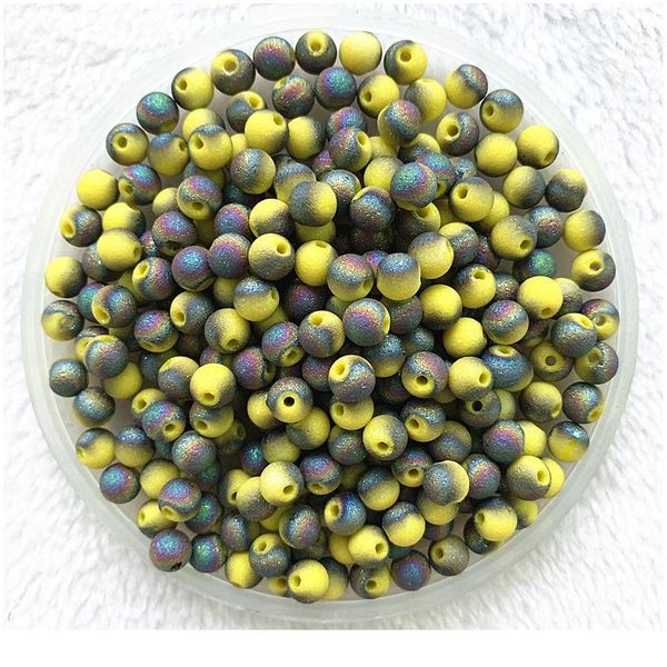 

new 6/8mm austrian frosted matt crystal glass beads loose spacer beads handmade for jewellery making diy bracelet neck jllhbg