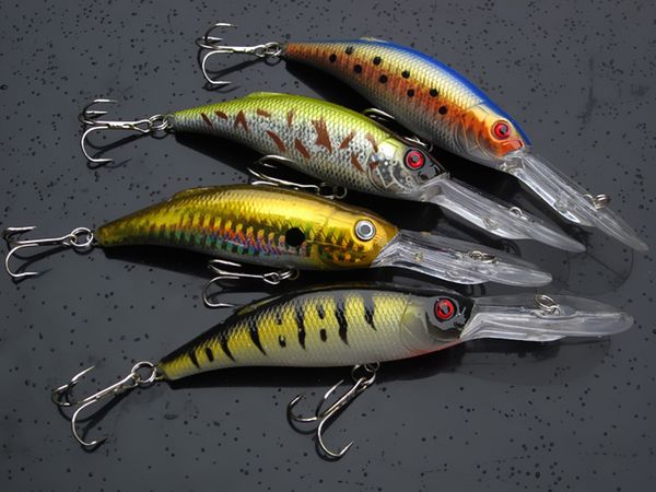 

wholesale lot 20 fishing lures crank crankbaits baits hooks 15g/13cm