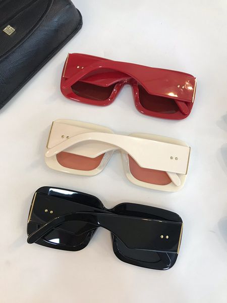 

new designer women sunglasses 995 square frame sun glasses trend avant-garde style uv400 protection eyewear come with pacakge 995s, White;black