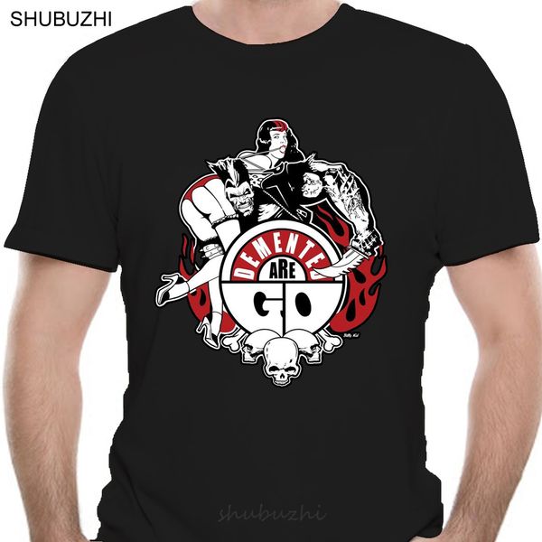 

new popular demented are go psychobilly punk rock black size 3xl male brand teeshirt men summer sport hooded sweatshirt hoodie t shirt