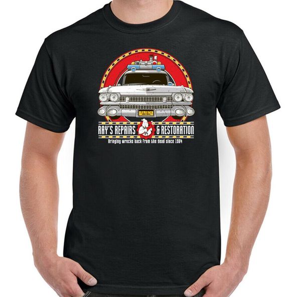 

sport ghostbusters t-shirt mens funny ray's repairs ghost movie tee
