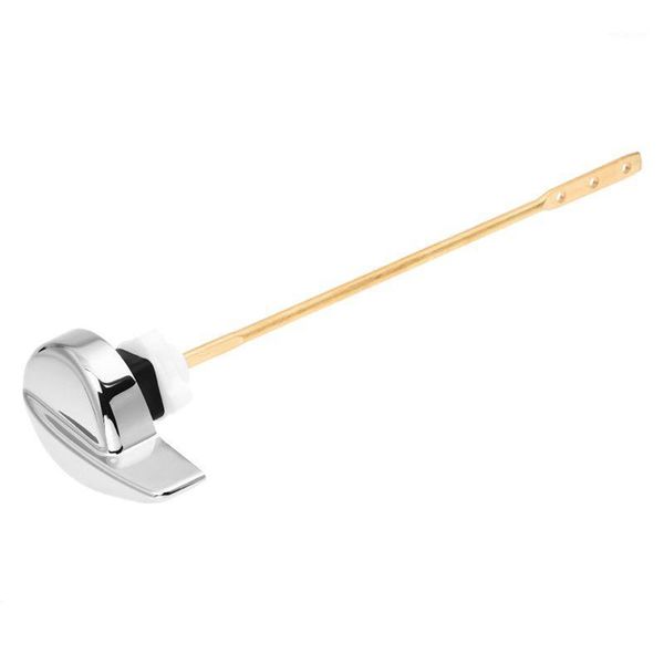 

side mount toilet tank flush lever handle for toilets yellow silver1