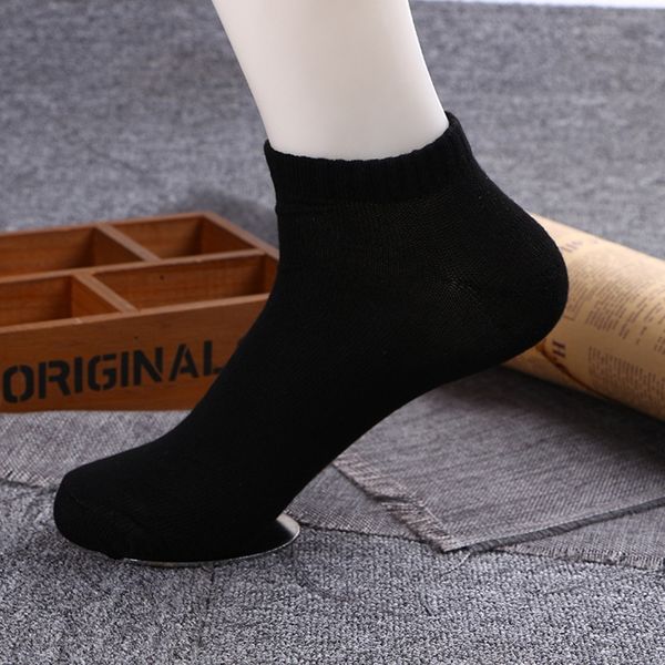 

i9mct solid and women's light mouth boat men color low boat and short socks thin cpf6d socks men's, Black