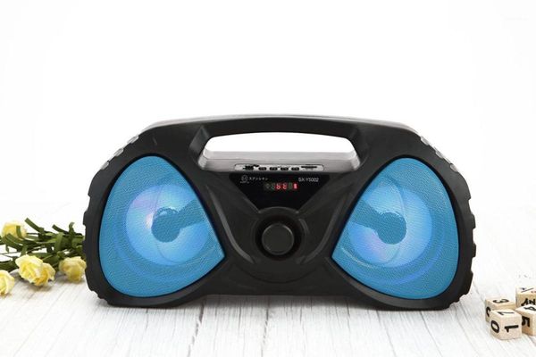 

waterproof bluetooth speaker wireless portable sound column high-power 20w subwoofer music center with led flashing light boom f1