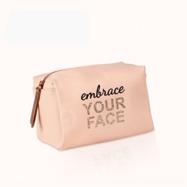 

vhksn 6buia pu makeup professional jelly storage cosmetic hand printing square bag student letter holding storage pink cosmetic bag korean