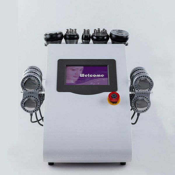 

2020 new arrival model 40k ultrasonic liposuction cavitation 8 pads laser vacuum rf skin care salon spa slimming machine & beauty equipments