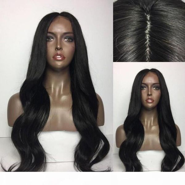 

полный парики шнурка оригинал плотность 150% shoelace узел с бразильская человеческих волос 100% сотка maiden tail совы расширенный шелк мод, Black;brown