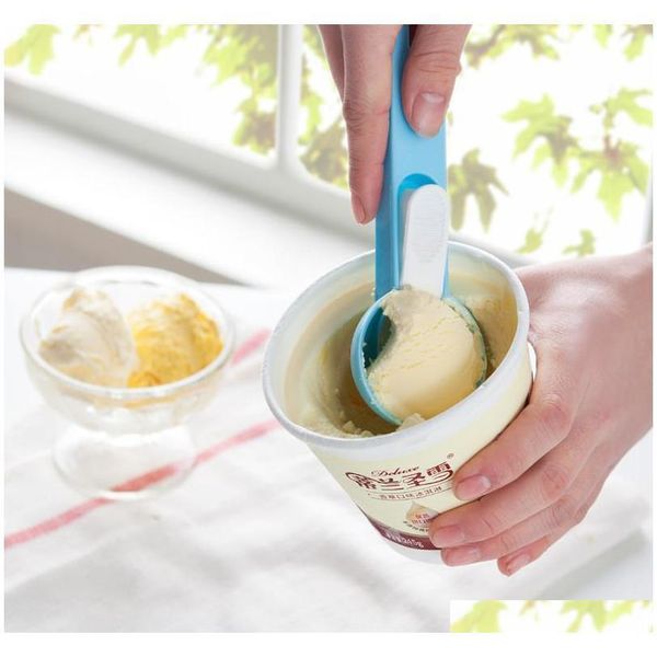 

ice cream ball spoon scoops digging fruit watermelon stacks kitchen accessories gadgets cook cozinha tools exkdm