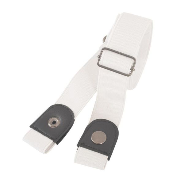 

slim stretch invisible belt simple lazy belt fat elastic buckle-for jeans no bulge hassle invisible elastic, Black;brown