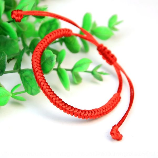 

dbf1y hand woven same diamond knot red rope braceletthe benmingnian size bracelet braceletdiamond rope lucky red hand braceletadjustable dw3, Golden;silver