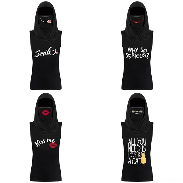 

3nv6c digital sale halloween pullover 3d printing summer pullover hooded t-shirt two-way hanging ear mask ntcwi, White