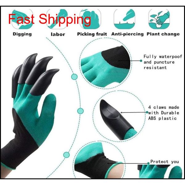 

garden genie gloves waterproof gloves with claws for digging planting gardening gifts for women qylotc wphome