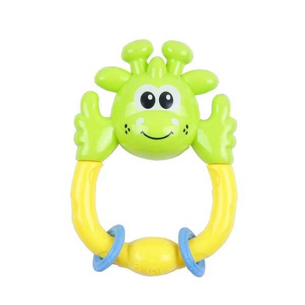 

зеленый и желтый цвет holdiable baby кольцо teether упаковка животных