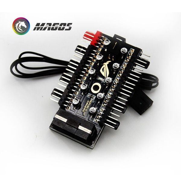 

pwm fan hub 1-10 splitter ata / molex 4p power supply interface for 4pin / 3pin pwm fans