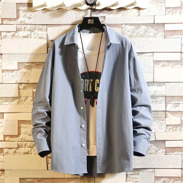 

men's long sleeve autumn new youth pure color cotton korean fashion inch shirt, White;black