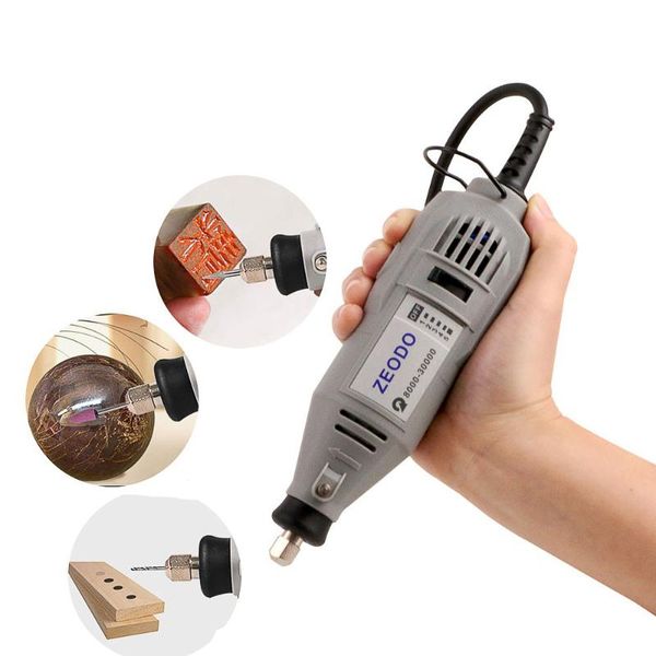 

130w mini engraving machine set electromechanical speed drilling cutting polishing micro electric drill low acoustic fast speed