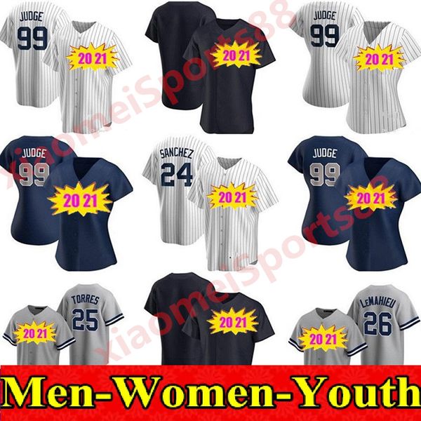 

custom yankee 99 aaron judge 2020 jersey 45 gerrit cole 25 gleyber torres giancarlo stanton sanchez sabathia lemahieu baseball, Blue;black