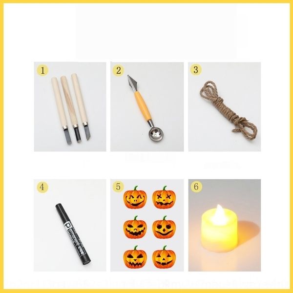 

as1b2 carving lantern children's kindergarten handmade diy handmade pumpkin bag diy decoration real pumpkin halloween tool material lan