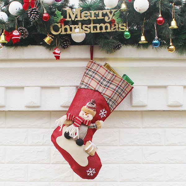 

party 3styles ornament decor santa stockings christmas stocking candy socks xmas gifts bag hanging pendant ffa3124 nvg3